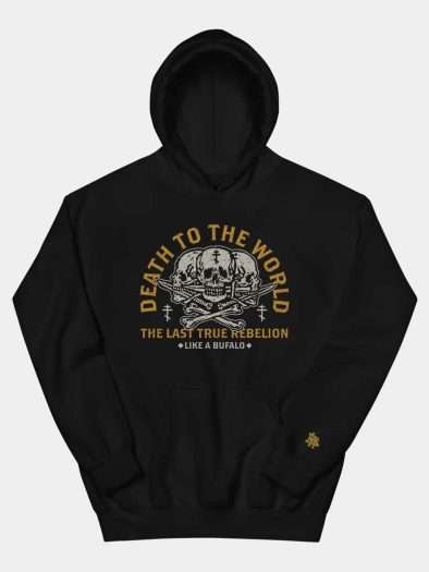 Polerón Hoodie - Death To The World Negro